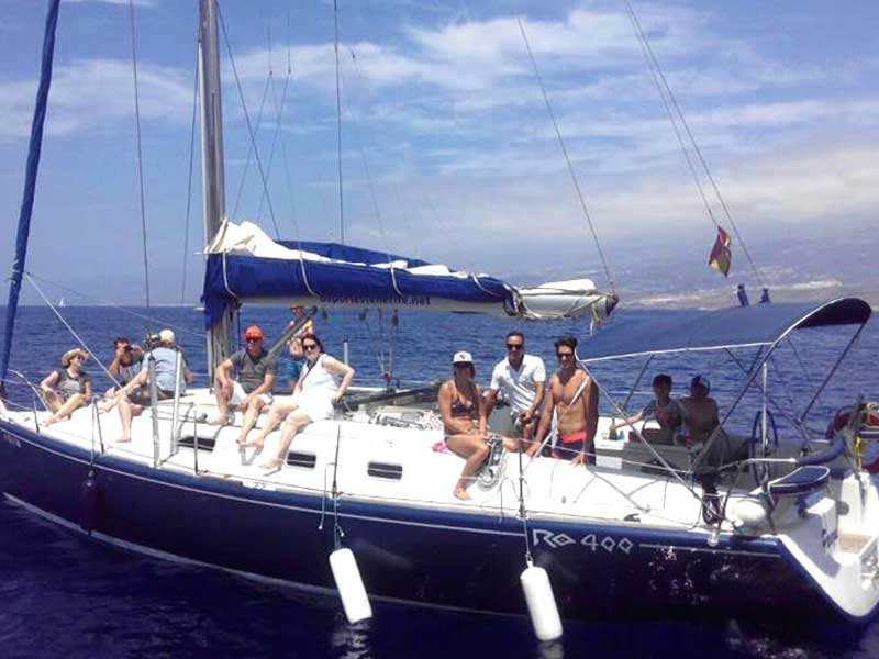 Whale Watching Teneriffa-Exquisit Segelyacht Pecazul