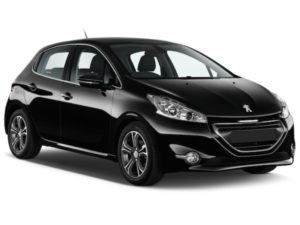 Mietwagen Fuerteventura - Peugeot 208. Autovermietung Red Line Rent a Car.