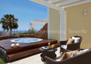 Teneriffa. Luxuriöses Ferienhaus mit Jacuzzi im 5 Sterne Resort Hotel Villa Maria Suites
