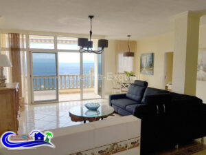 Komfortable Meerblick Ferienwohnung mit beheizten Pool an der Südwestküste Teneriffa