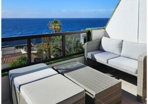Helle Ferienwohnung, erste Meereslinie mit Meerblick, 3 Pools (1 beheizt) – Costa del Silencio, Teneriffa Süd