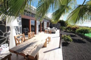 Charmantes komfortables Ferienhaus mit Meerblick & großem Garten in Guía de Isora – Teneriffa Süd
