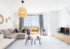 Moderne Ferienwohnung mit zwei Pools und spektakulärem Meerblick – in Costa Adeje