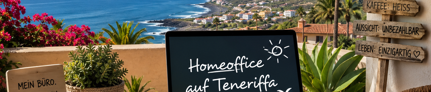 Homeoffice auf Teneriffa – Arbeiten, wo andere Urlaub machen