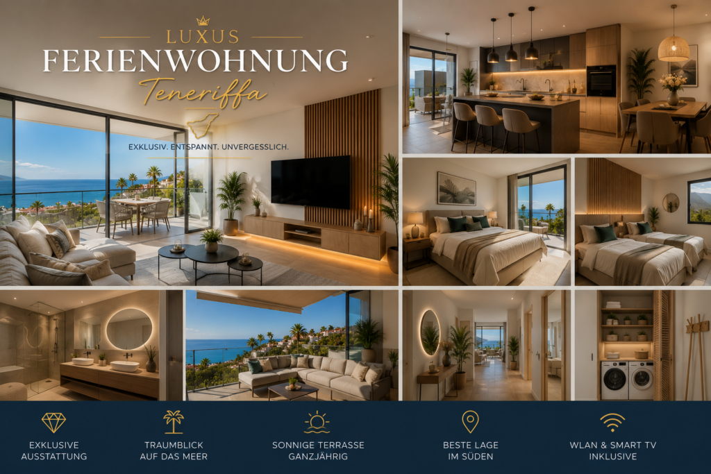 Luxus Ferienwohnung Teneriffa – Exklusiver Urlaub auf der Insel des ewigen Frühlings