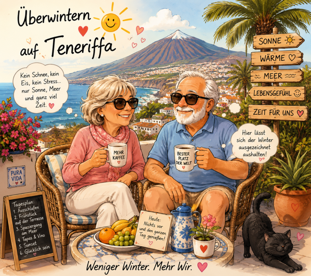 Überwintern auf Teneriffa – Sonne, Meer und Lebensqualität das ganze Jahr genießen