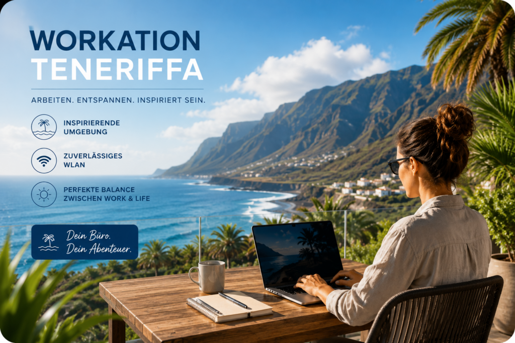 Workation Teneriffa – Arbeiten, wo andere Urlaub machen