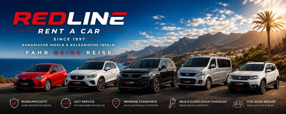 Autovermietung Red Line Rent a Car Teneriffa Mietwagen